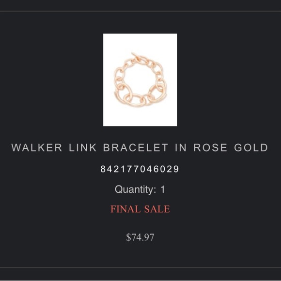 Kendra Scott Walker Link Bracelet in Rose Gold - Picture 5 of 5